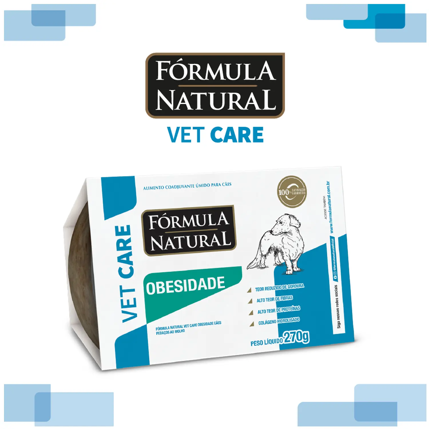 Ração Úmida Fórmula Natural Vet Care Obesidade para Cães